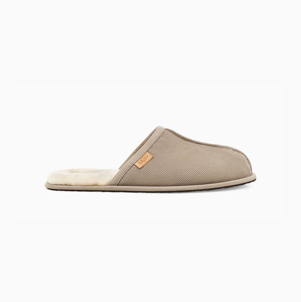 UGG Scuff Corduroy - Tøfler Herre - Beige (NO-W224)